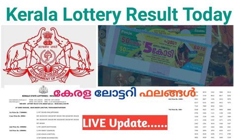 today kerala result.